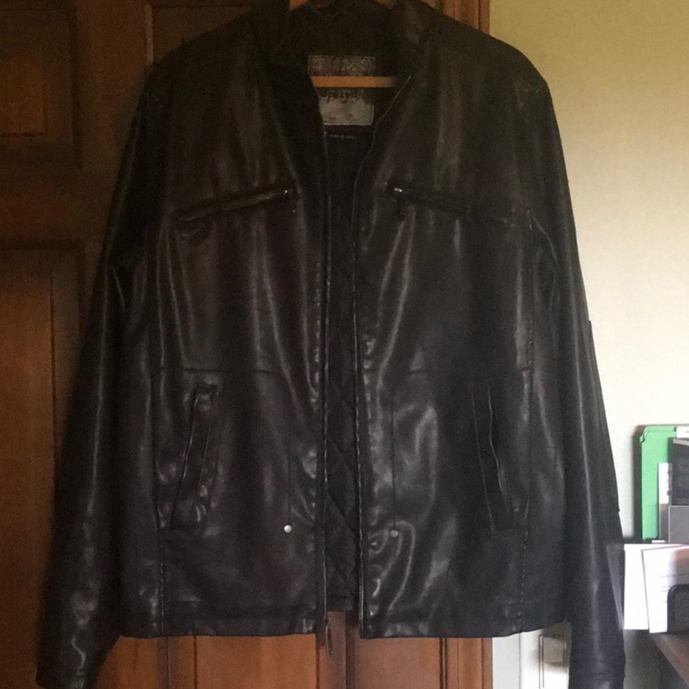 Faux Leather Jacket